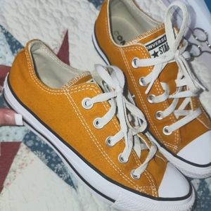 Converse shoes mustard yellow size 6